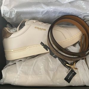 Women’s coach shoes size 7, Coach belt size s $180